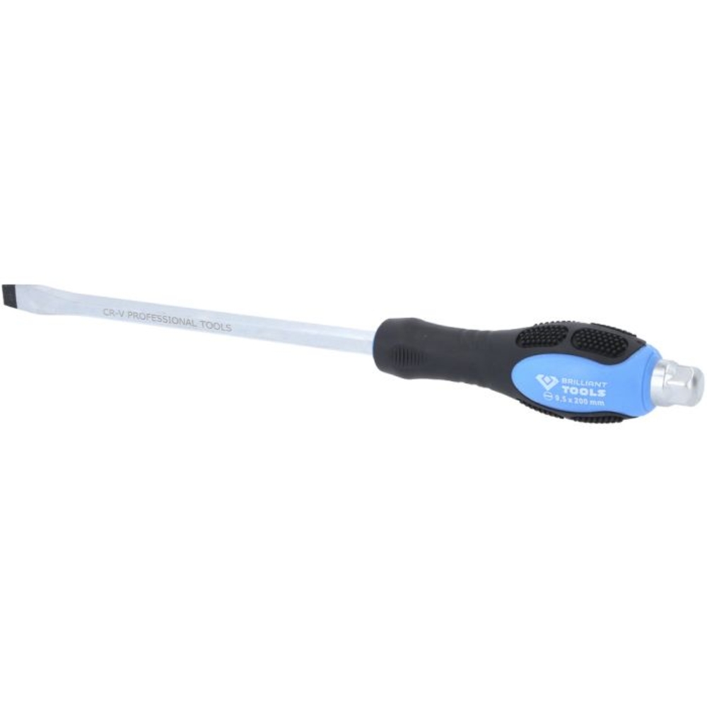 Tournevis à lame traversante Fente 9,5mm L200mm BRILLIANT TOOLS - KS TOOLS - BT034806