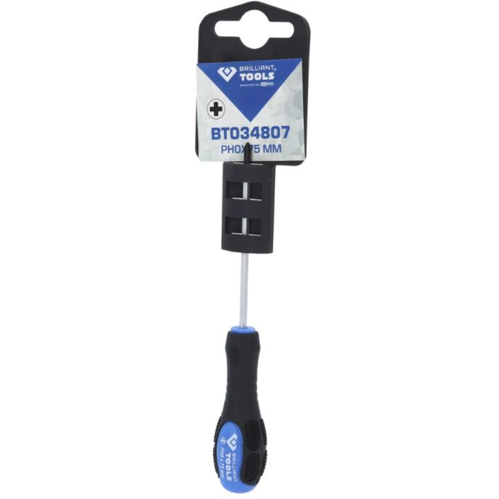 Tournevis à lame traversante PH0, L75mm BRILLIANT TOOLS - KS TOOLS - BT034807