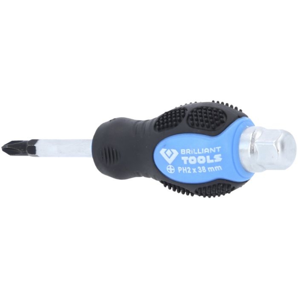 Tournevis à lame traversante PH2, L38mm BRILLIANT TOOLS - KS TOOLS - BT034809