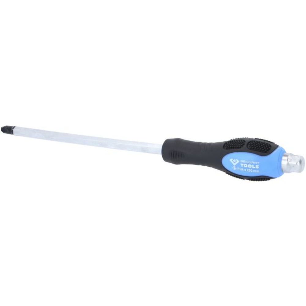 Tournevis à lame traversante PH4, L200mm BRILLIANT TOOLS - KS TOOLS - BT034812