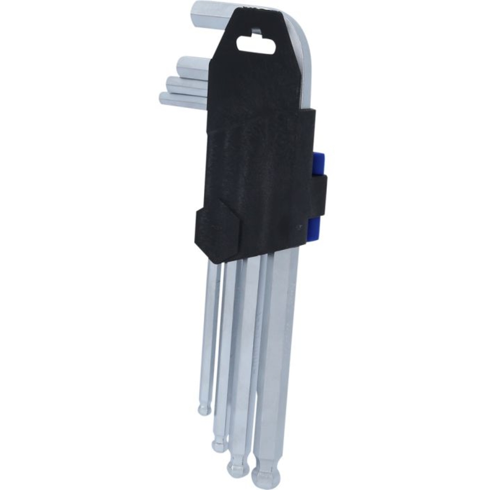 Jeu de clés 6 pans courtes à tête sphérique 9 pcs BRILLIANT TOOLS - KS TOOLS - BT045009