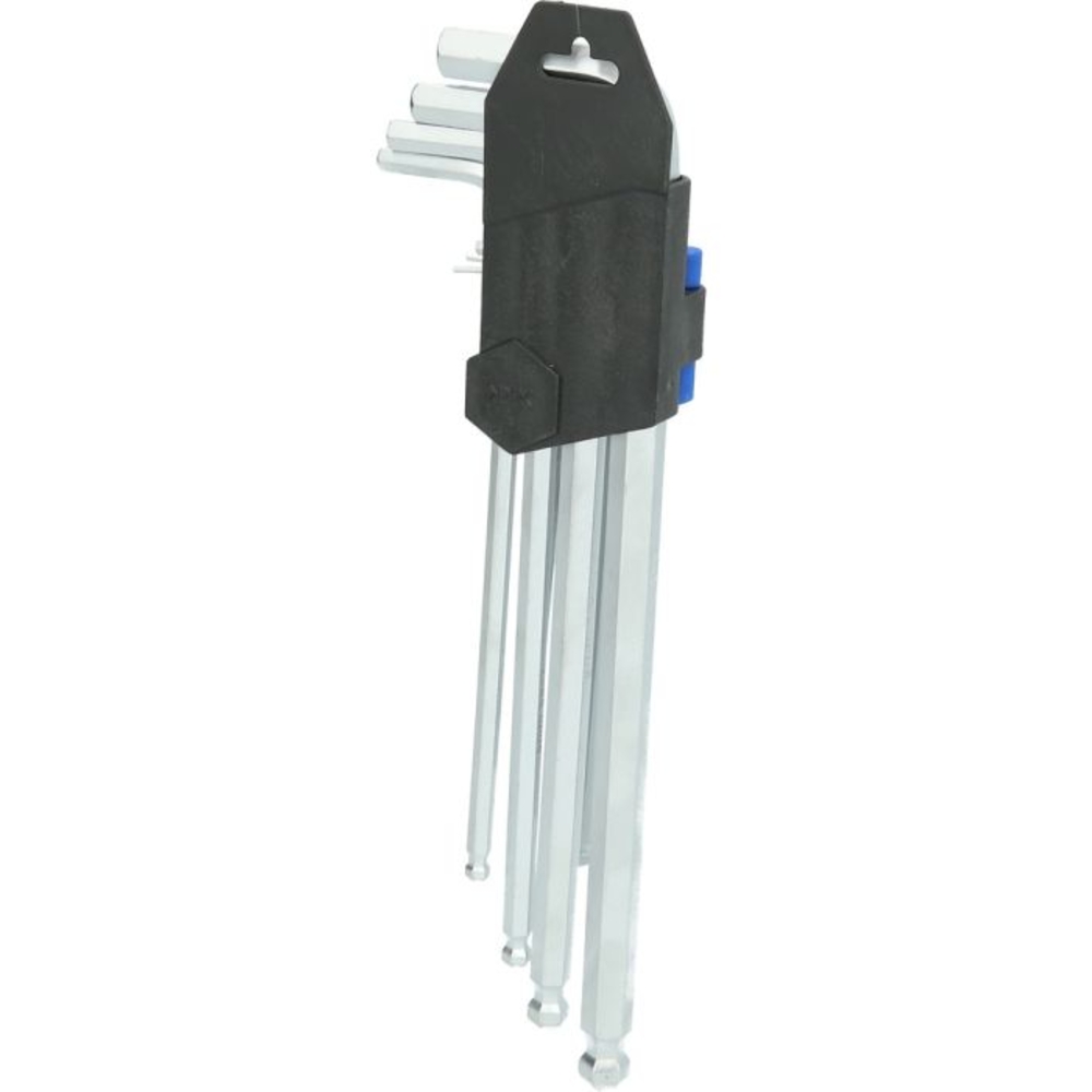 Jeu de clés 6 pans longues à tête sphérique 9 pcs BRILLIANT TOOLS - KS TOOLS - BT045019