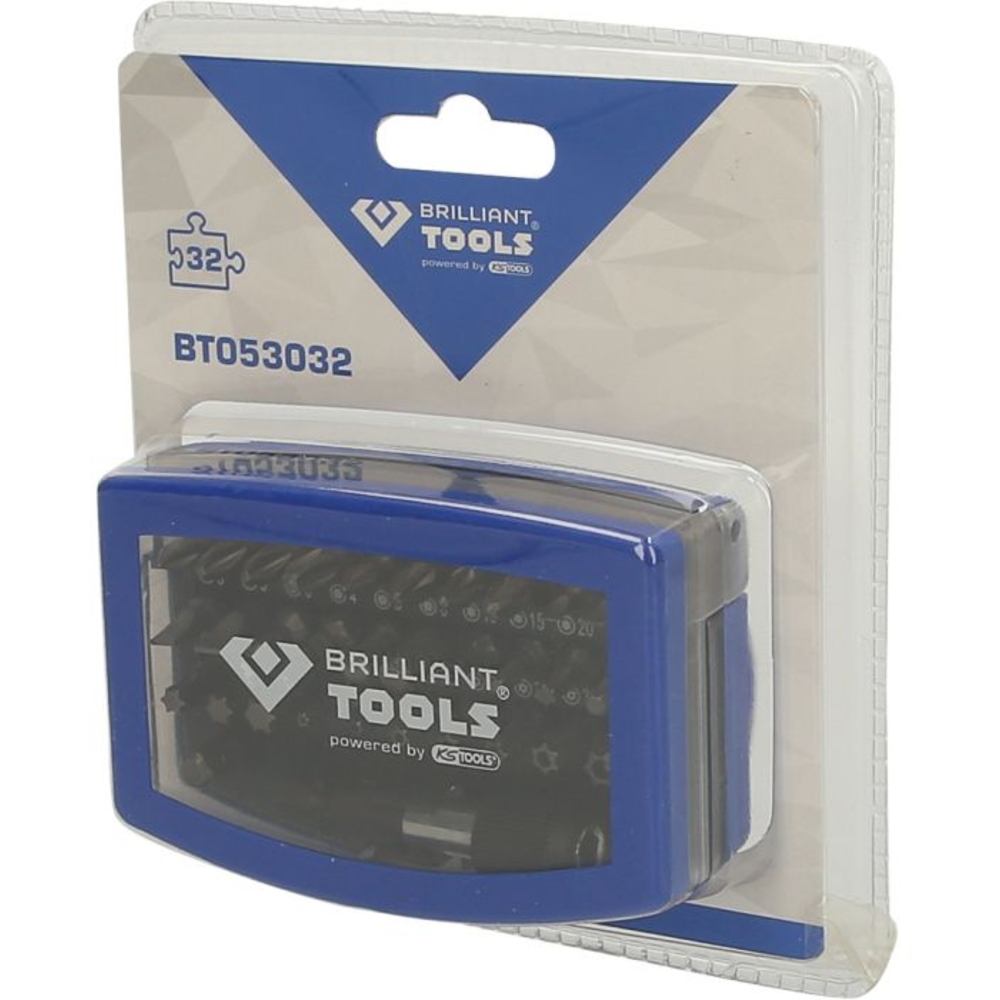 Jeu d'embouts de vissage 32 pcs BRILLIANT TOOLS - KS TOOLS - BT053032