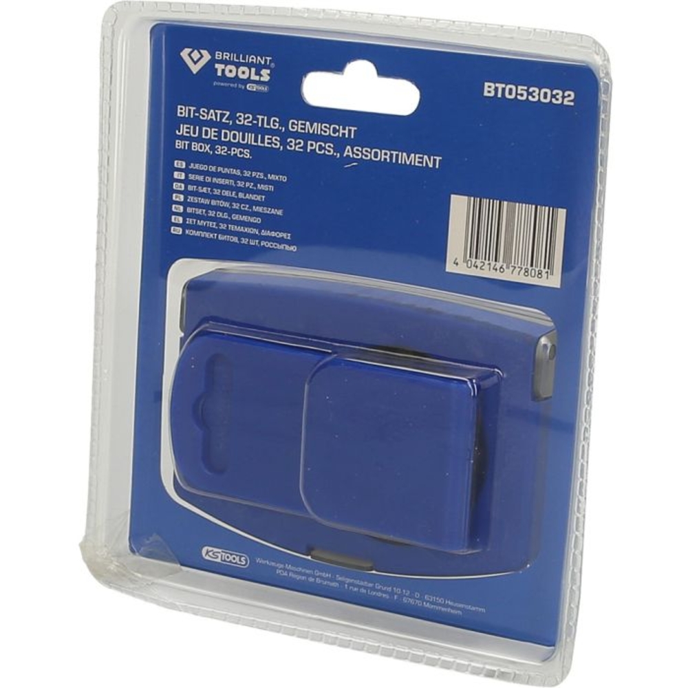 Jeu d'embouts de vissage 32 pcs BRILLIANT TOOLS - KS TOOLS - BT053032