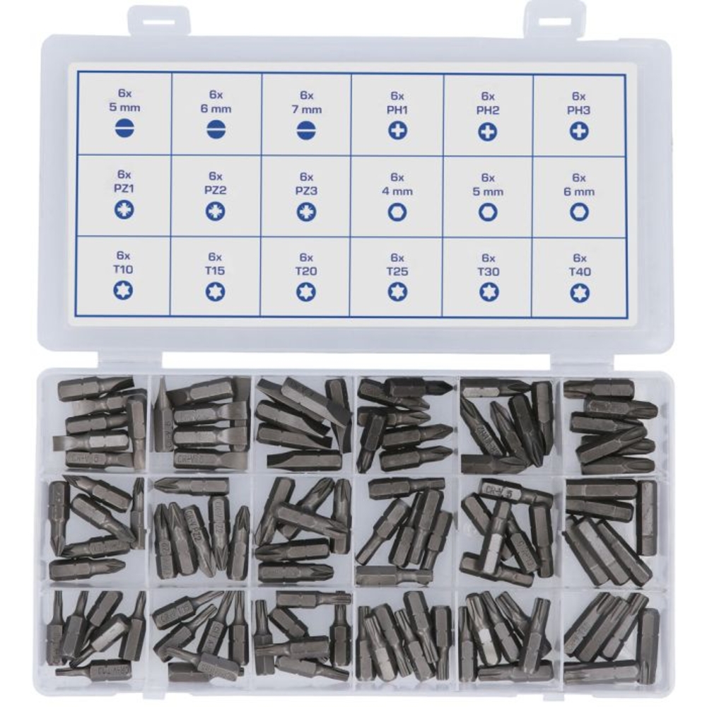 Jeu d'embouts de vissage 108 pcs BRILLIANT TOOLS - KS TOOLS - BT053108