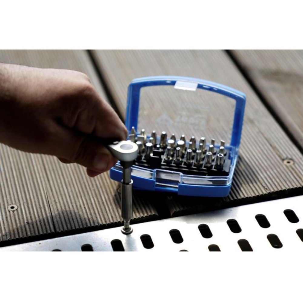 Jeu d'embouts de vissage avec cliquet porte-embouts 32 pcs BRILLIANT TOOLS - KS TOOLS - BT053532