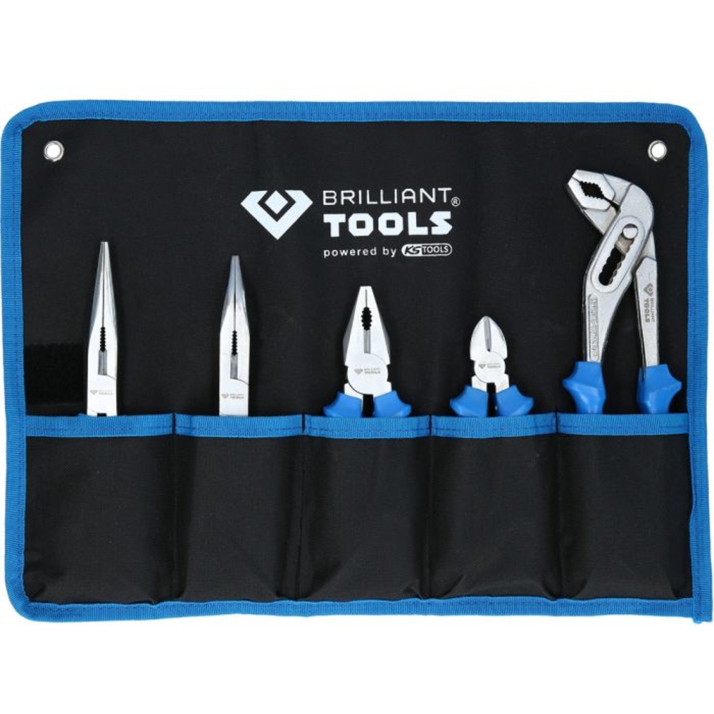 Jeu de pinces standard 5 pcs BRILLIANT TOOLS - KS TOOLS - BT060005