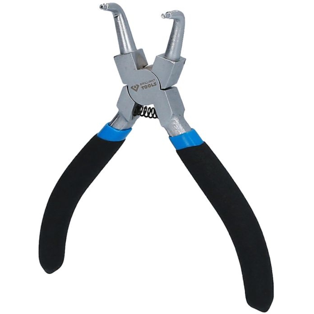 Pince à circlips intérieur coudée L125mm BRILLIANT TOOLS - KS TOOLS - BT067008