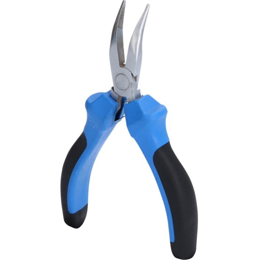 Pince électronique à bec demi-rond coudé L130mm BRILLIANT TOOLS - KS TOOLS - BT067607