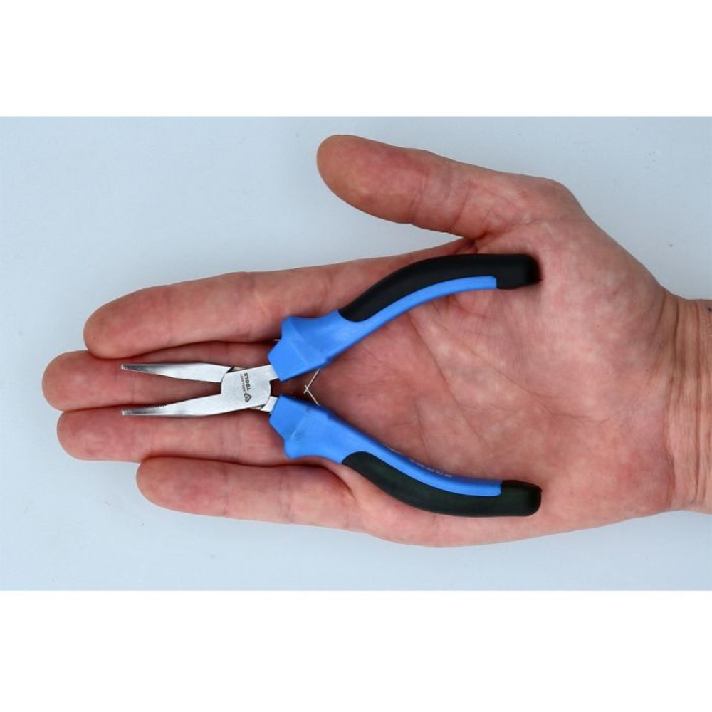 Pince électronique à bec demi-rond coudé L130mm BRILLIANT TOOLS - KS TOOLS - BT067607