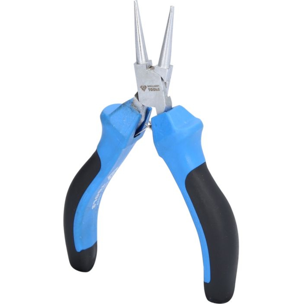Pince électronique à bec long rond lisse L125mm BRILLIANT TOOLS - KS TOOLS - BT067608