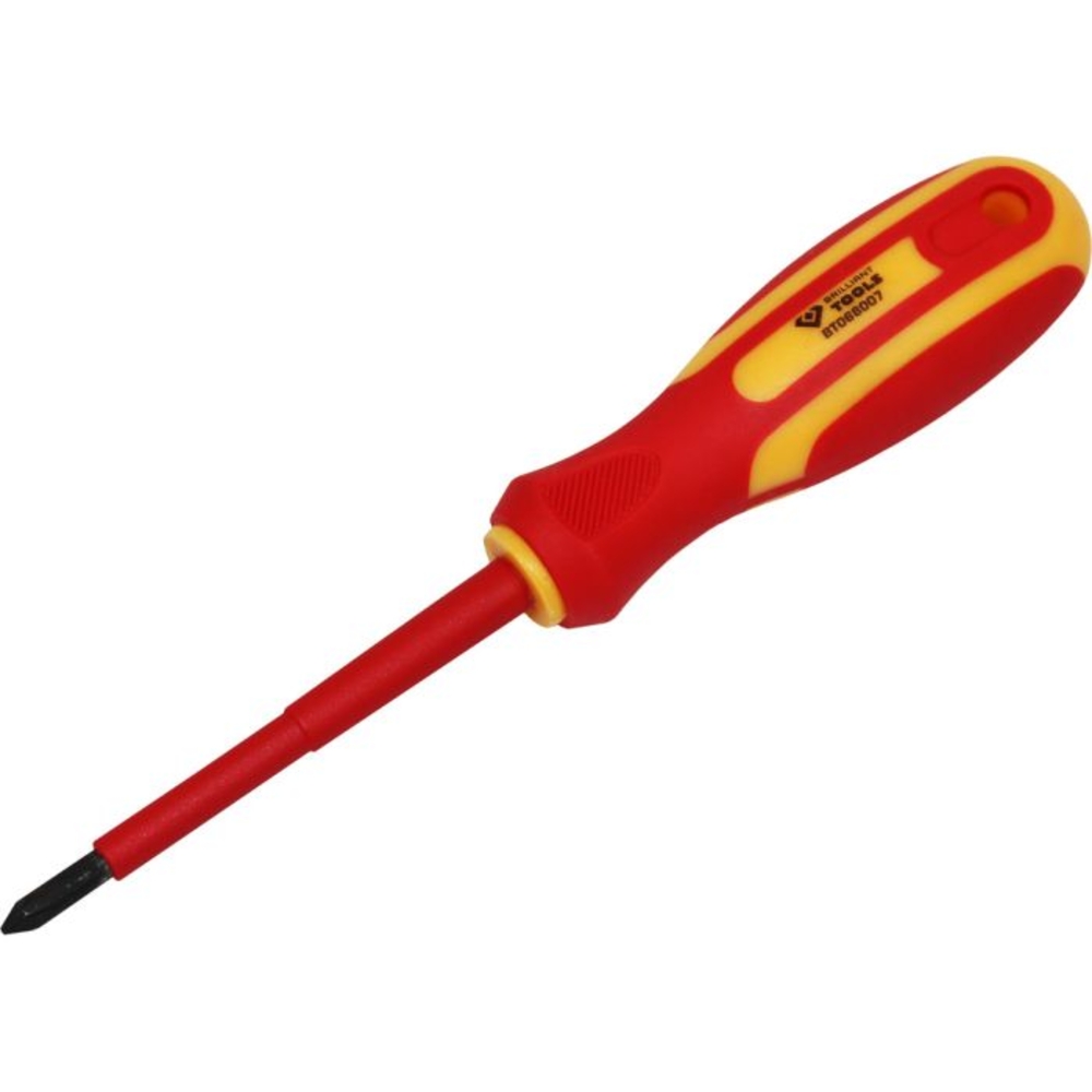 Tournevis isolé PHILLIPs PH1, L80mm BRILLIANT TOOLS - KS TOOLS - BT068007