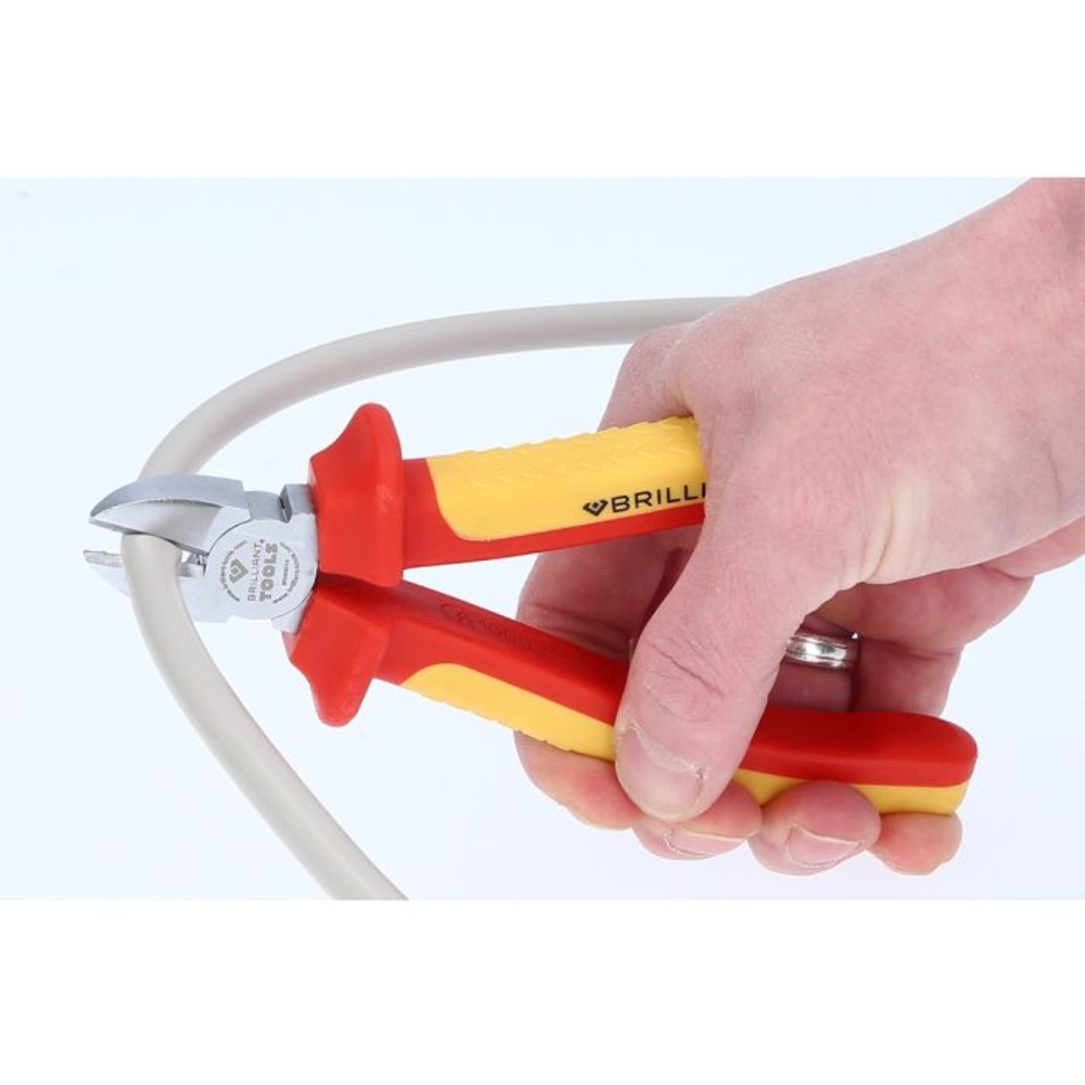 Pince coupante diagonale isolée L160mm BRILLIANT TOOLS - KS TOOLS - BT068013