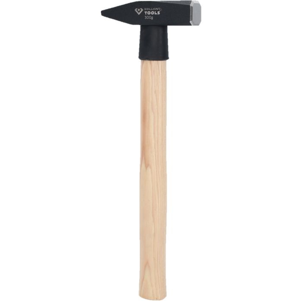 Marteau de mécanicien avec manche Hickory 300g BRILLIANT TOOLS - KS TOOLS - BT073030