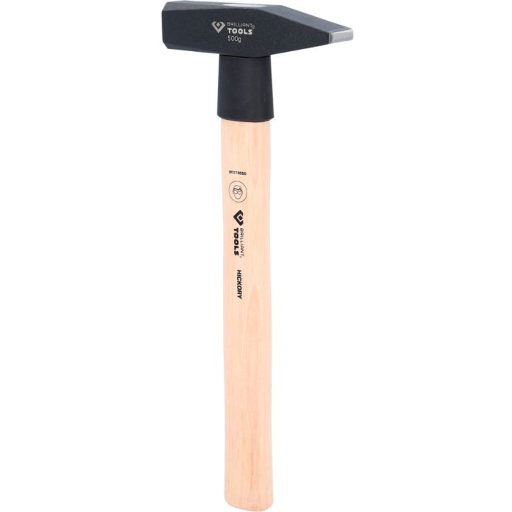Marteau de mécanicien avec manche Hickory 500g BRILLIANT TOOLS - KS TOOLS - BT073050