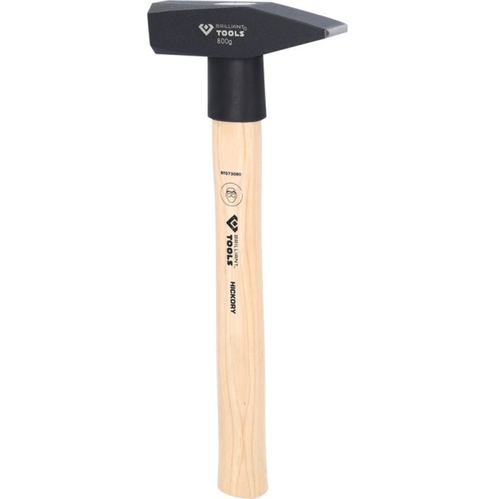 Marteau de mécanicien avec manche Hickory 800g BRILLIANT TOOLS - KS TOOLS - BT073080