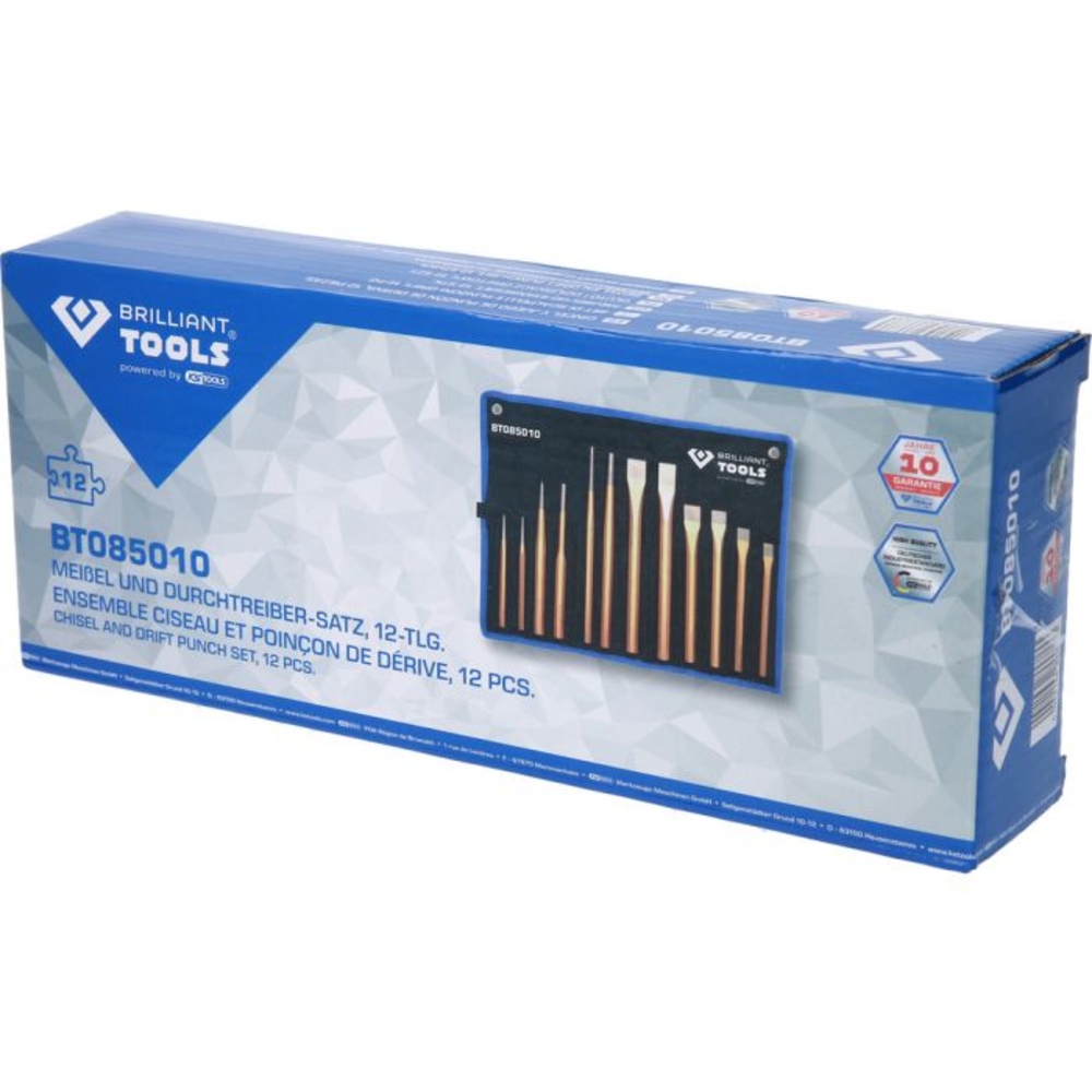 Jeu d'outils de frappe 12 pcs BRILLIANT TOOLS - KS TOOLS - BT085010