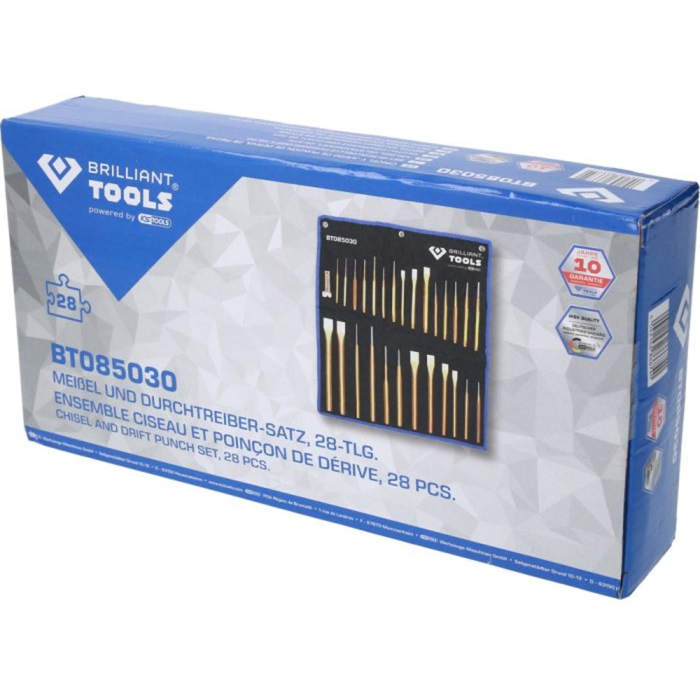 Jeu d'outils de frappe 28 pcs BRILLIANT TOOLS - KS TOOLS - BT085030