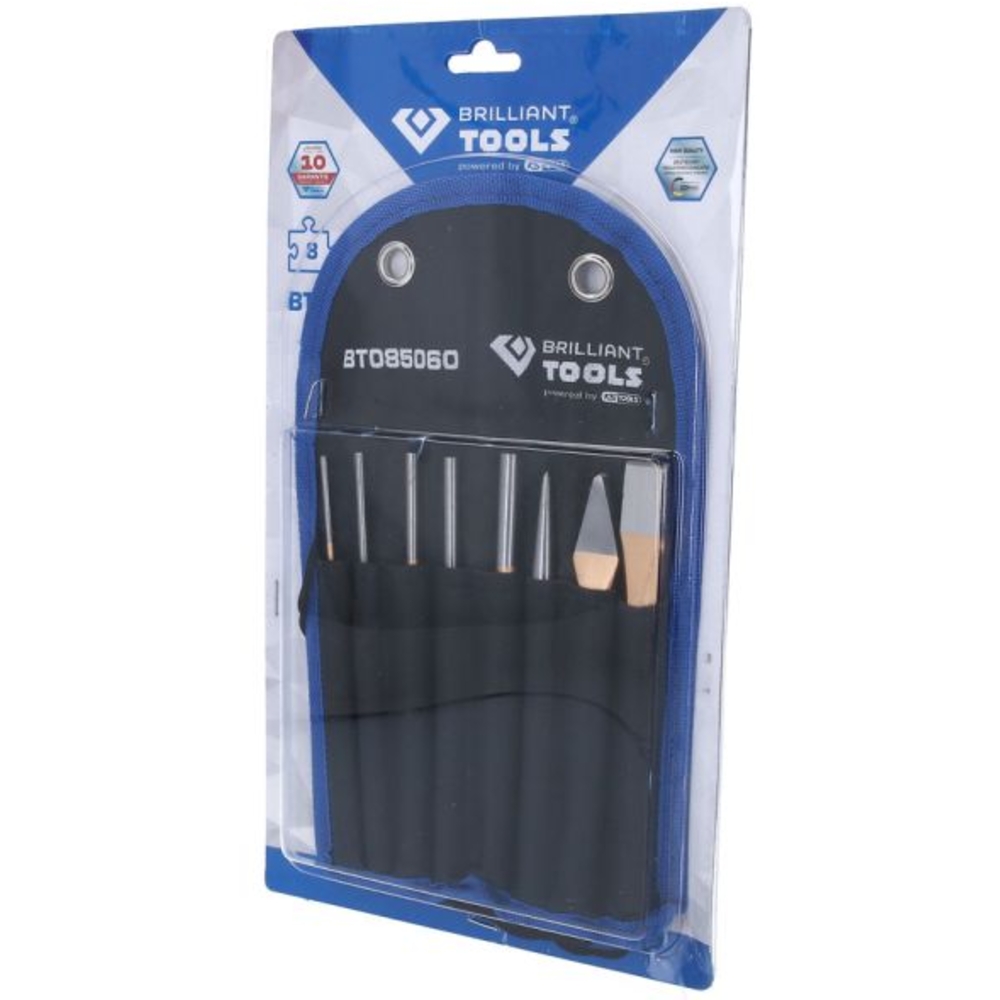 Jeu d'outils de frappe 8 pcs BRILLIANT TOOLS - KS TOOLS - BT085060