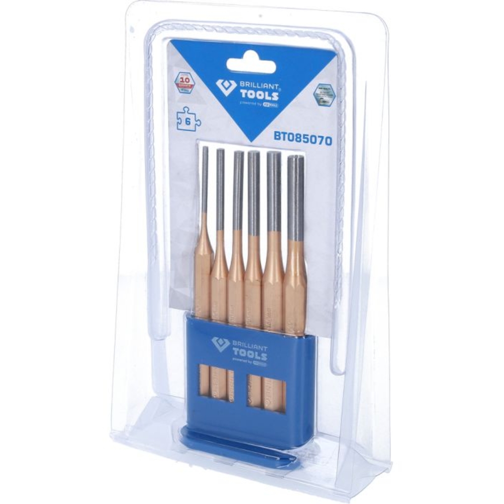 Jeu de chasse-goupilles 6 pcs BRILLIANT TOOLS - KS TOOLS - BT085070