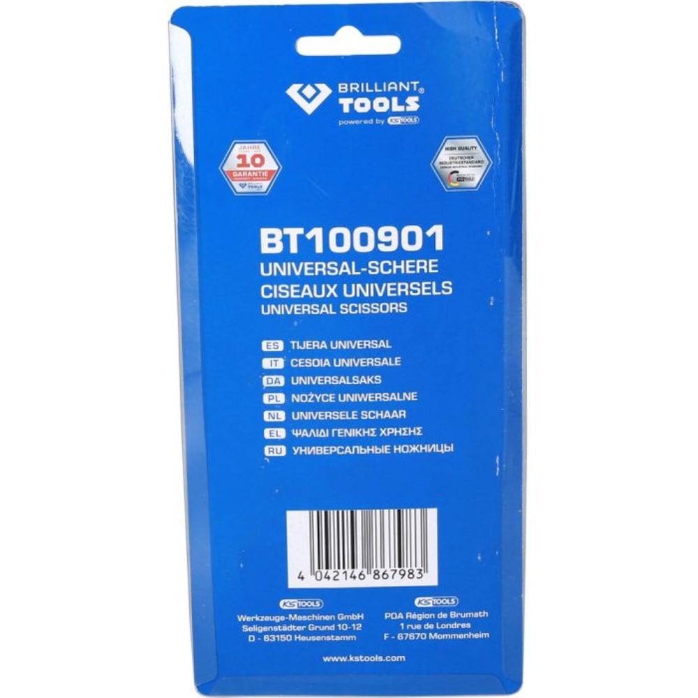 Ciseau universel 145 mm BRILLIANT TOOLS - KS TOOLS - BT100901