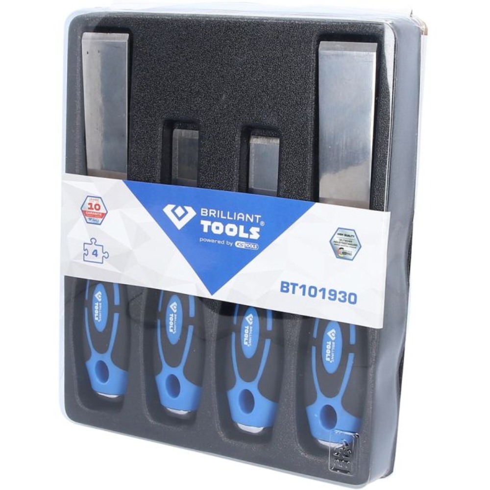 Jeu de grattoirs universel 4 pcs BRILLIANT TOOLS - KS TOOLS - BT101930