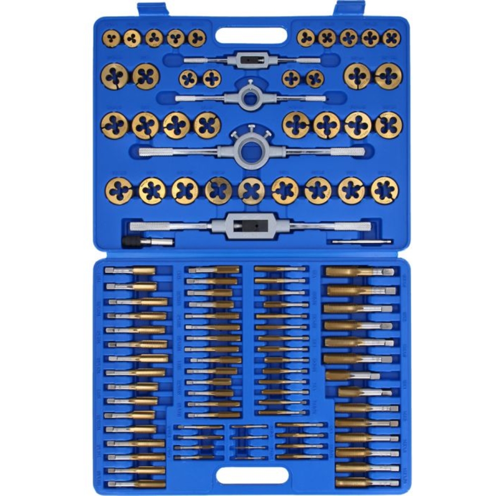Jeu de tarauds et filières TiN 110 pcs BRILLIANT TOOLS - KS TOOLS - BT101985