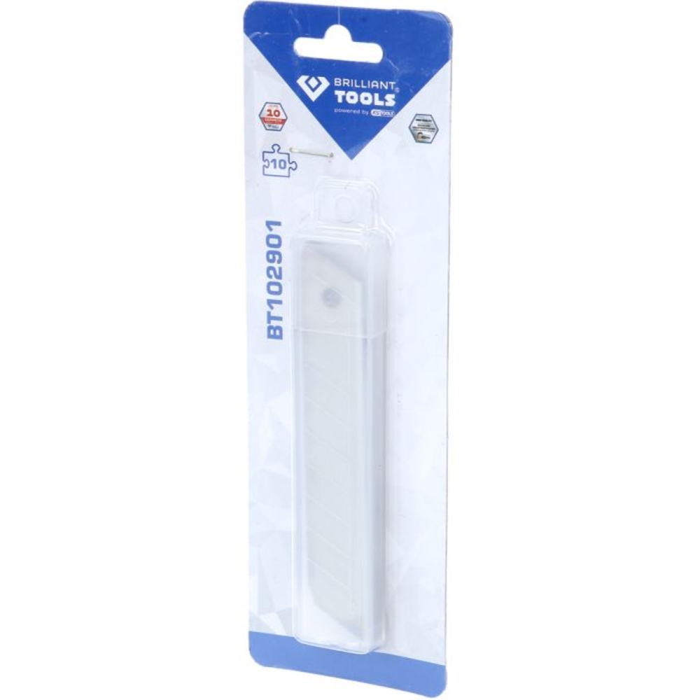 Lot de 10 lames sécables 100x18mm pour cutter BRILLIANT TOOLS - KS TOOLS - BT102901