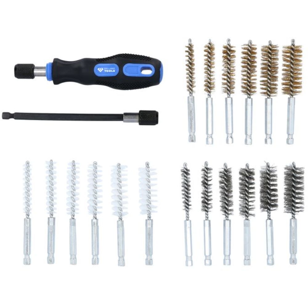 Jeu de brosses pour perceuse 20 pcs BRILLIANT TOOLS - KS TOOLS - BT103000