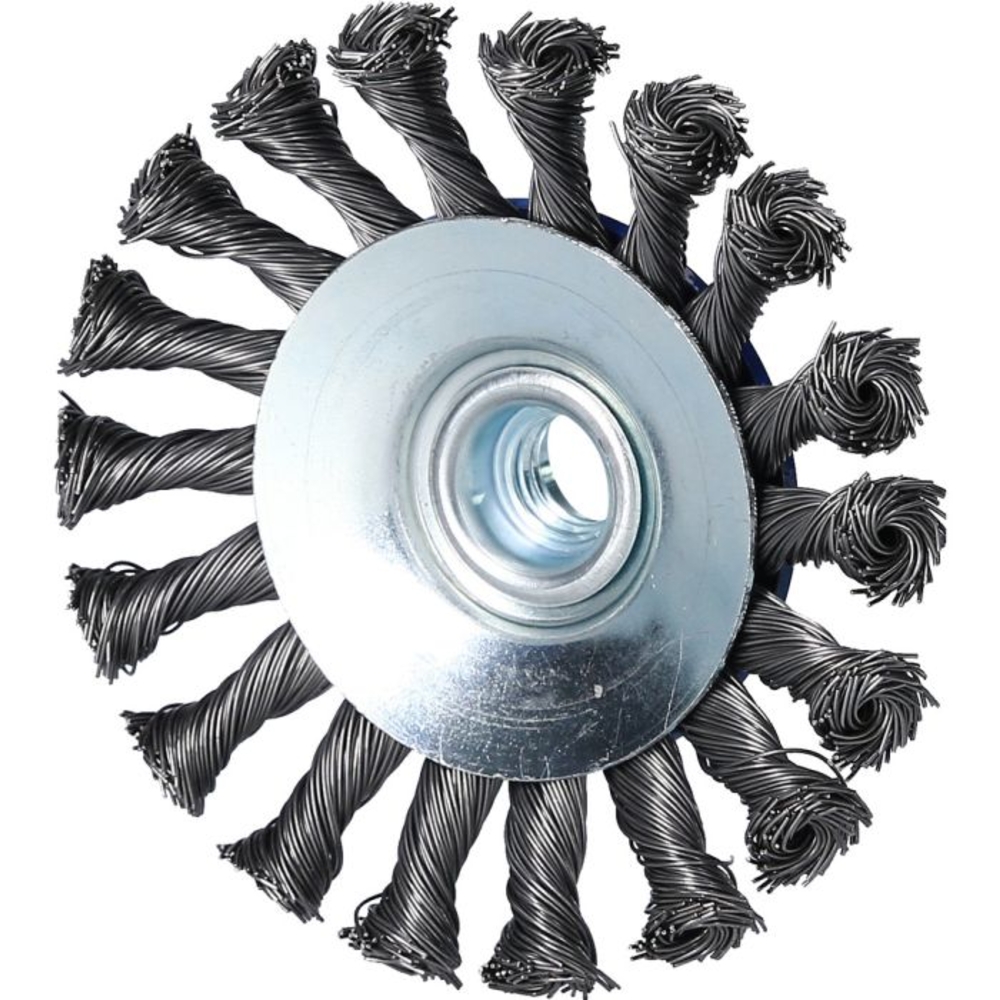 Brosse acier torsadé D100mm en M14 x 2,0mm BRILLIANT TOOLS - KS TOOLS - BT103101