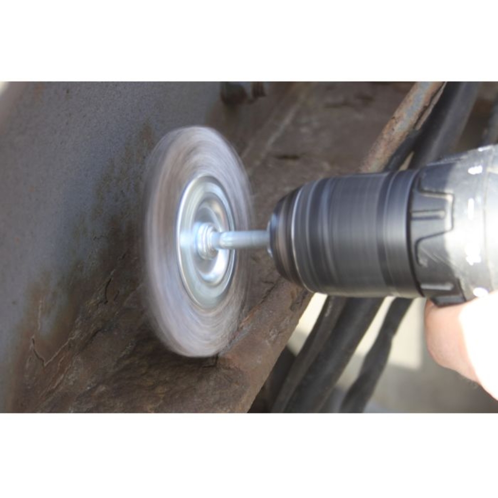 Brosse circulaire acier torsadé D115mm entrainement 22mm BRILLIANT TOOLS - KS TOOLS - BT103102