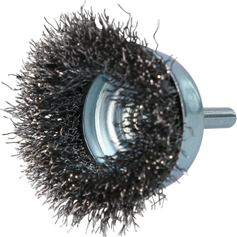 Brosse boisseau D50mm queue de serrage 6mm BRILLIANT TOOLS - KS TOOLS - BT103105
