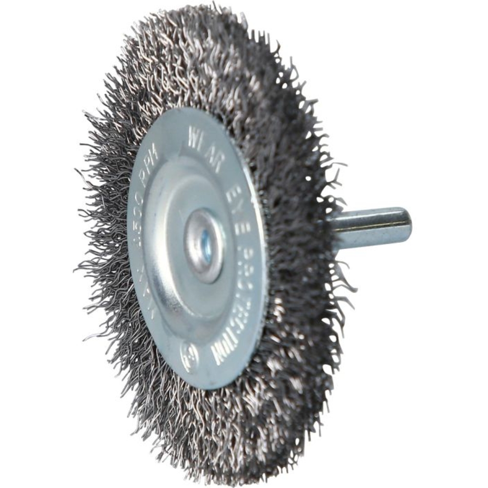 Brosse circulaire D75mm queue de serrage 6mm BRILLIANT TOOLS - KS TOOLS - BT103107