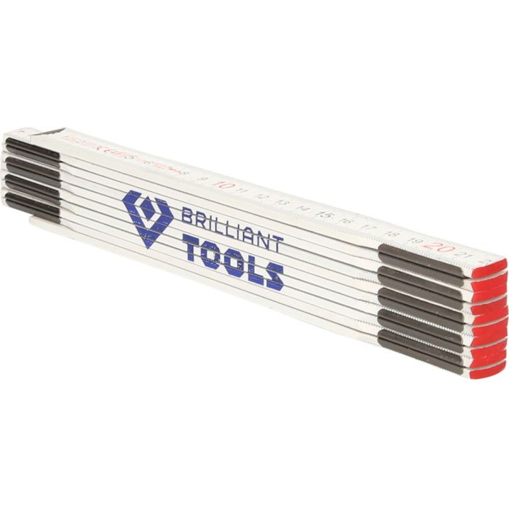 Mètre pliant en bois L2m BRILLIANT TOOLS - KS TOOLS - BT110900