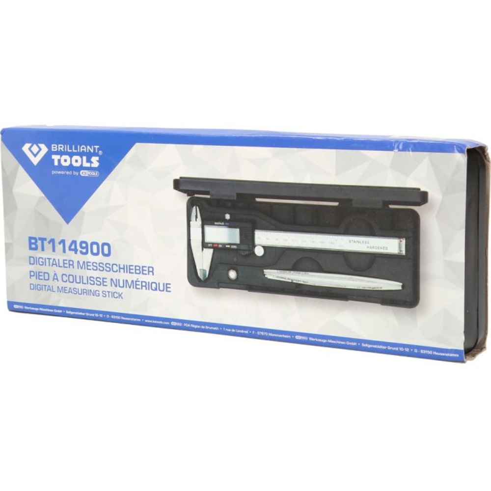 Pied à coulisse digital BRILLIANT TOOLS - KS TOOLS - BT114900