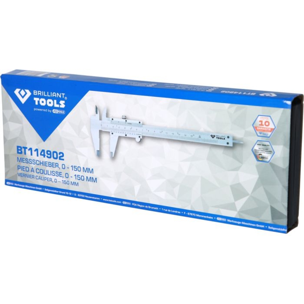 Pied à coulisse 0 - 150mm BRILLIANT TOOLS - KS TOOLS - BT114902