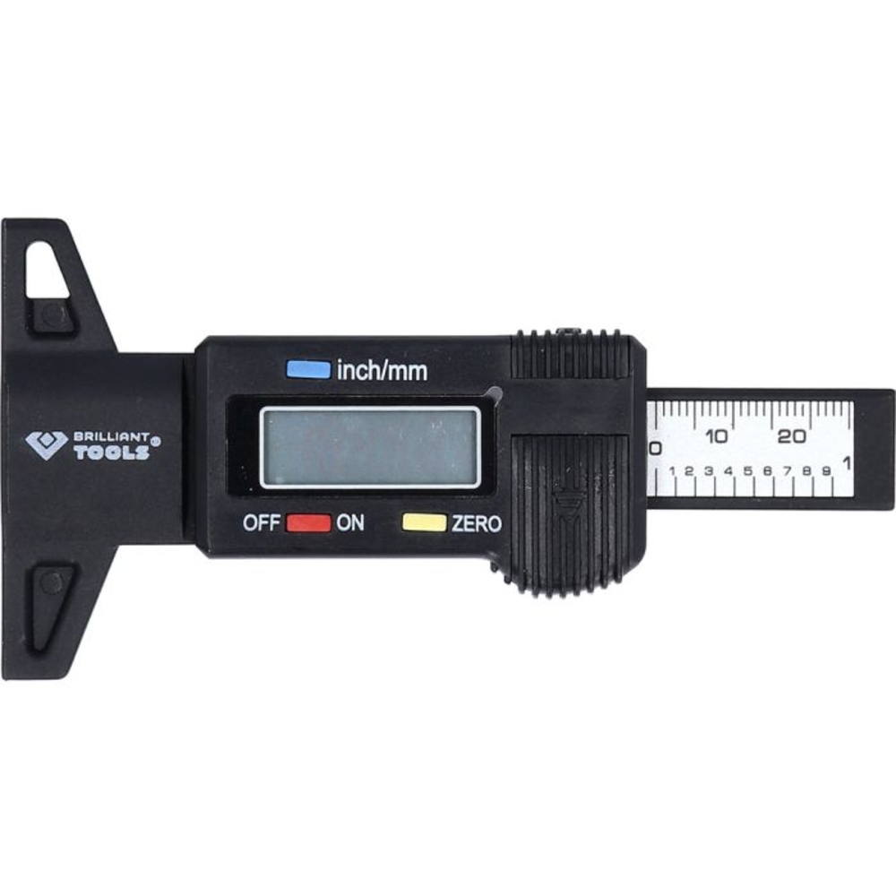 Jauge de profondeur digitale 0 - 25mm BRILLIANT TOOLS - KS TOOLS - BT114903