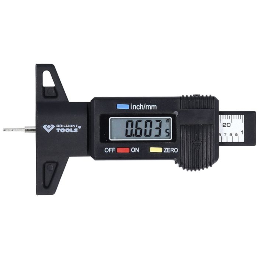 Jauge de profondeur digitale 0 - 25mm BRILLIANT TOOLS - KS TOOLS - BT114903