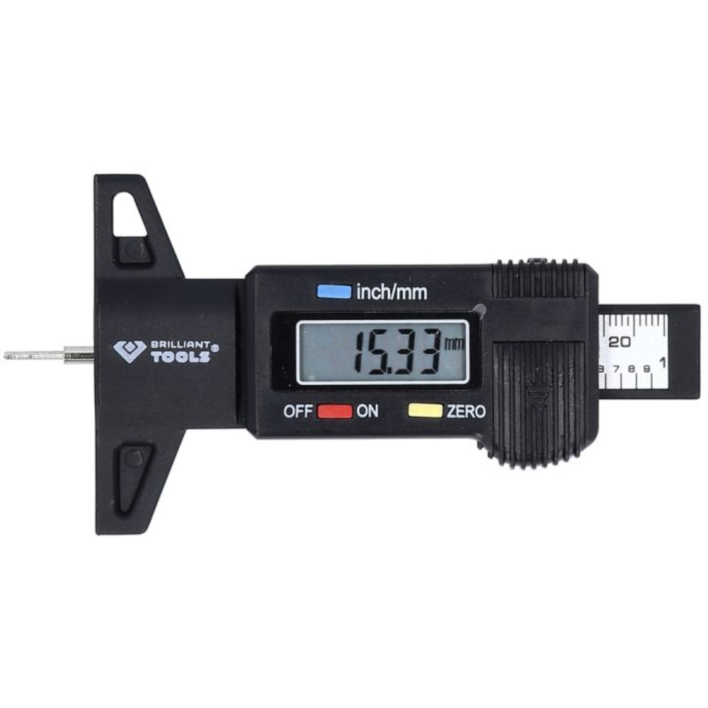 Jauge de profondeur digitale 0 - 25mm BRILLIANT TOOLS - KS TOOLS - BT114903