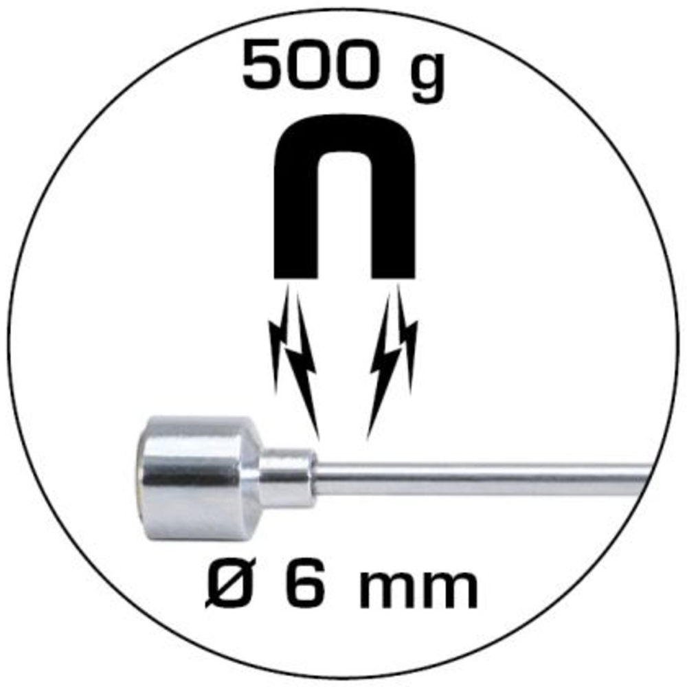 Aimant télescopique 2 en 1, D6mm 500G L150 - 675mm BRILLIANT TOOLS - KS TOOLS - BT115903