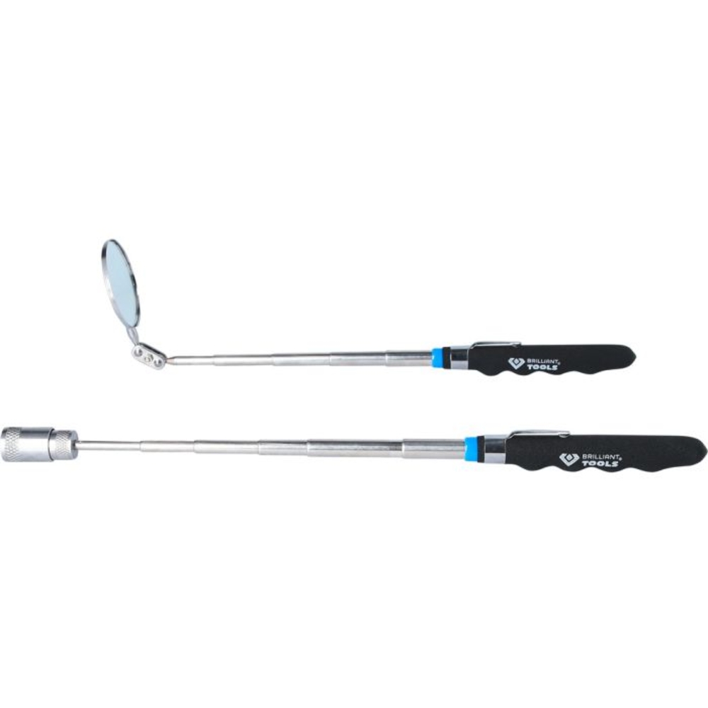 Jeu de miroir et aimant télescopiques 2pcs BRILLIANT TOOLS - KS TOOLS - BT115905