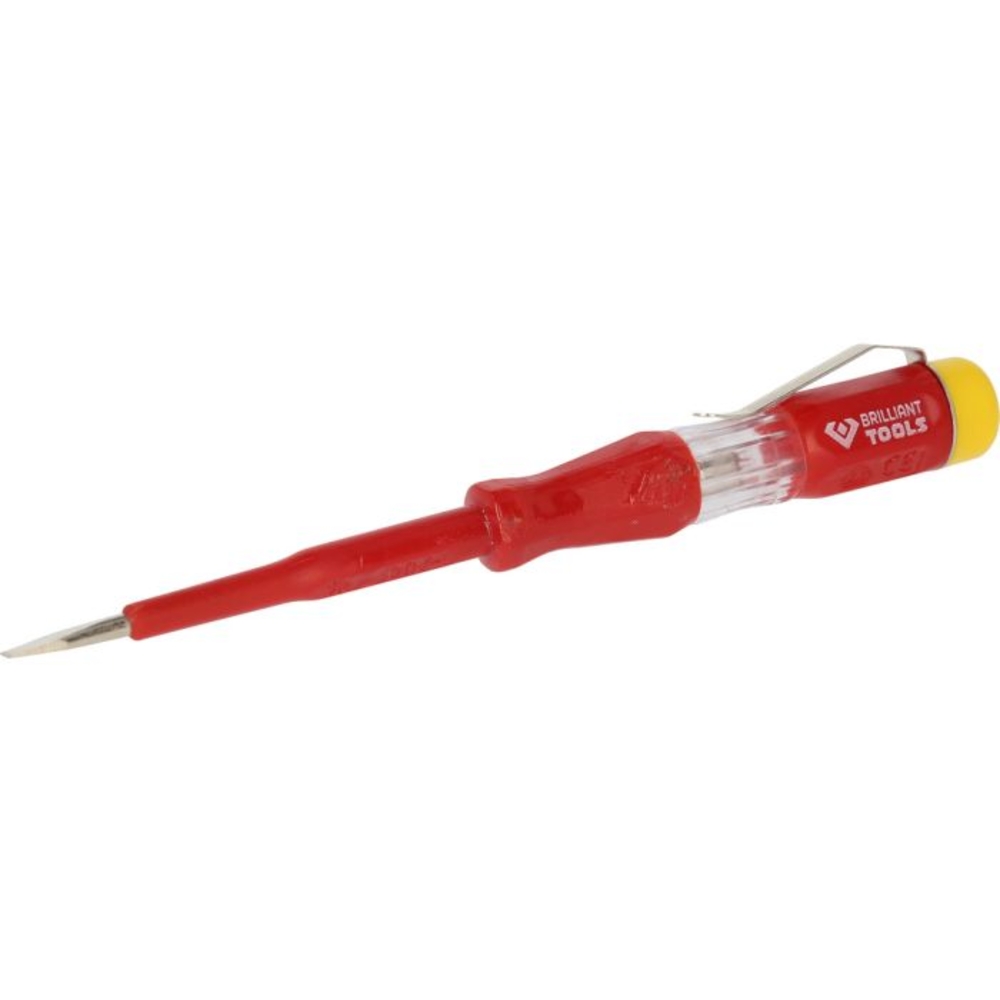 Tournevis testeur 100-500V Fente 3,0mm L140mm BRILLIANT TOOLS - KS TOOLS - BT120900