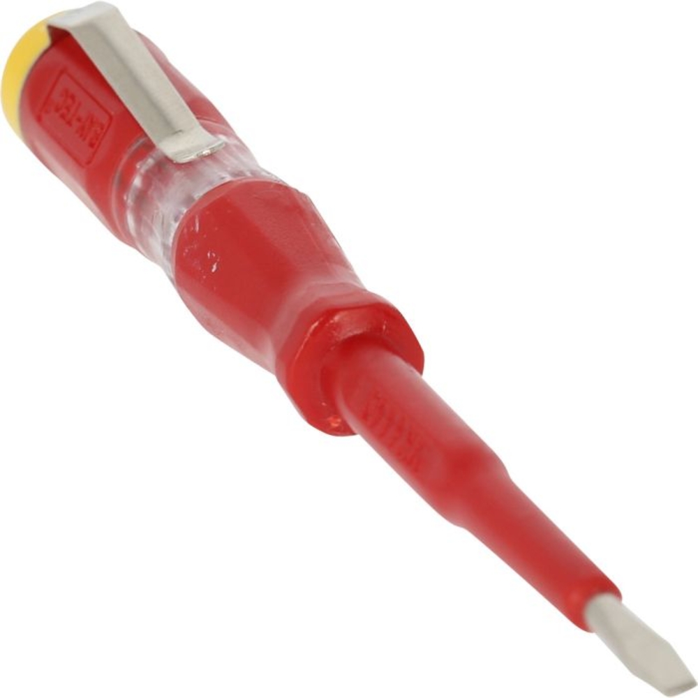 Tournevis testeur 100-500V Fente 3,0mm L140mm BRILLIANT TOOLS - KS TOOLS - BT120900