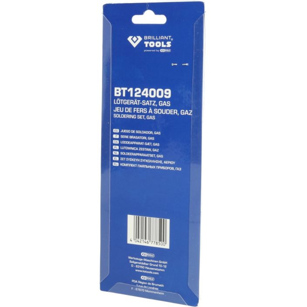 Fer à souder gaz BRILLIANT TOOLS - KS TOOLS - BT124009