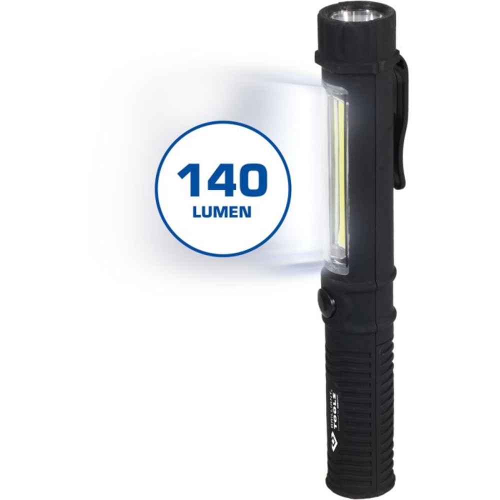 Lampe de poche à LED COB 2 en 1 140 Lumens BRILLIANT TOOLS - KS TOOLS - BT130910