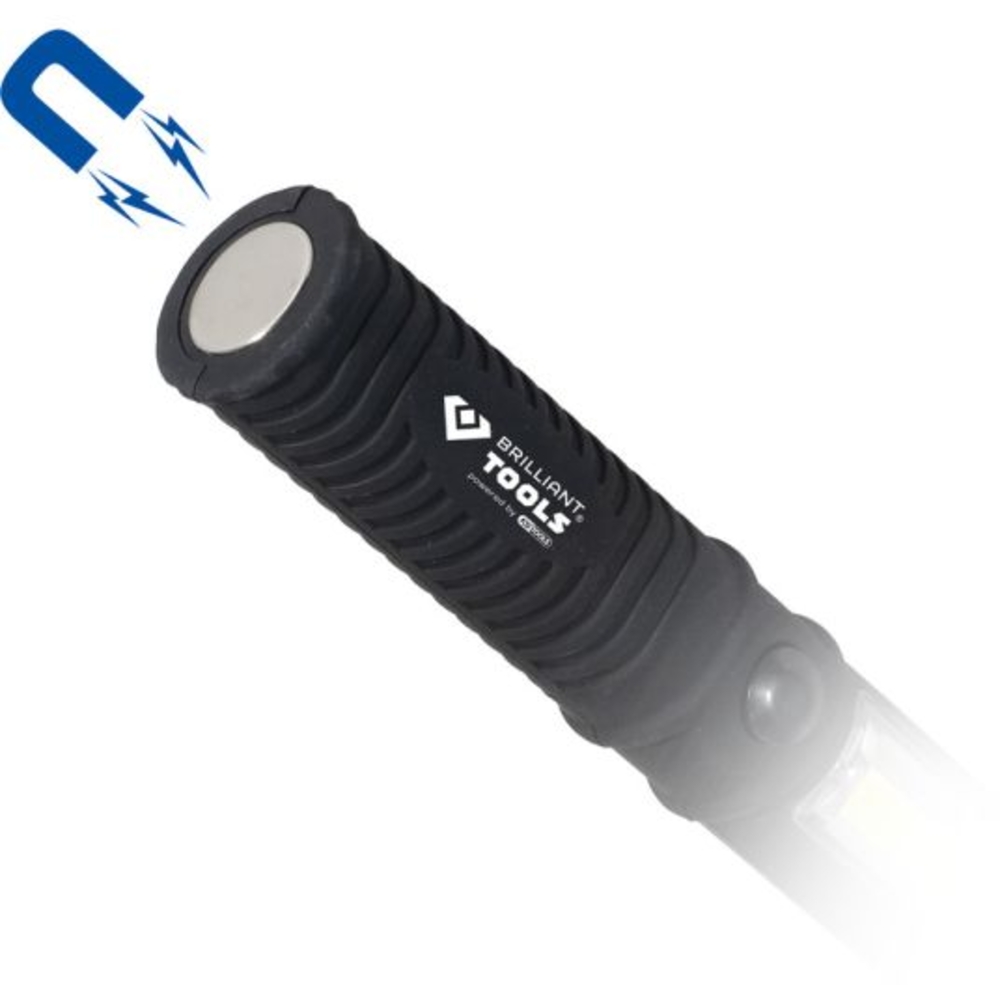 Lampe de poche à LED COB 2 en 1 140 Lumens BRILLIANT TOOLS - KS TOOLS - BT130910