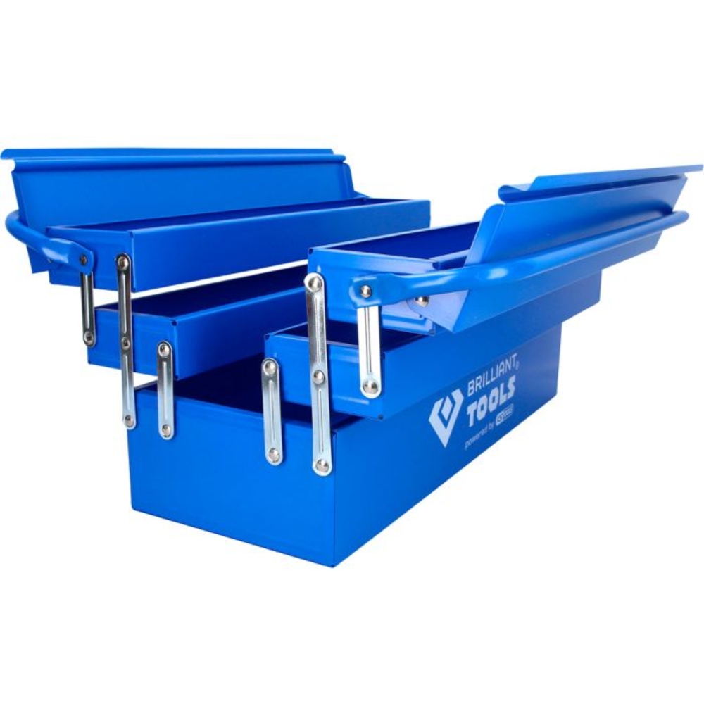 Caisse à outils métallique 5 compartiments L530mm BRILLIANT TOOLS - KS TOOLS - BT150800