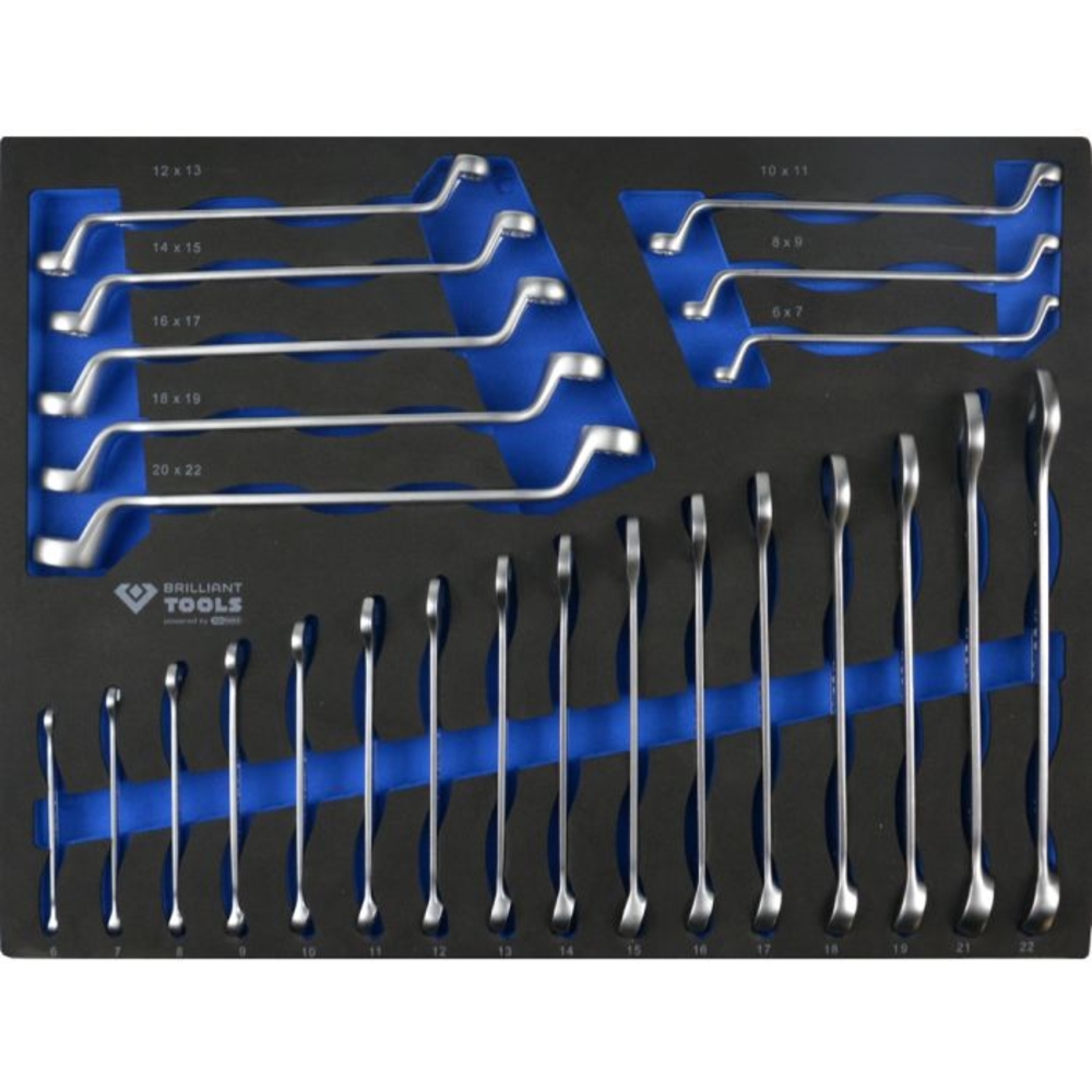 Servante d'atelier 7 tiroirs équipée de 347 outils BRILLIANT TOOLS - KS TOOLS - BT153347