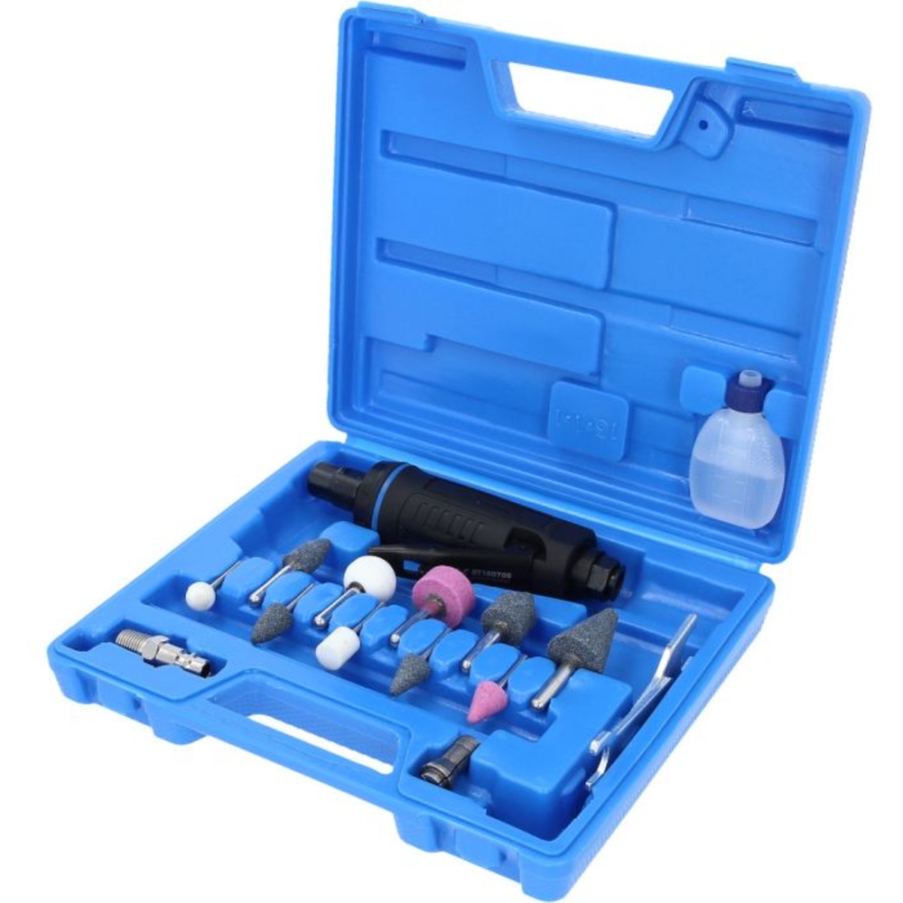 Meuleuse axiale droite pneumatique 15 pcs BRILLIANT TOOLS - KS TOOLS - BT160700