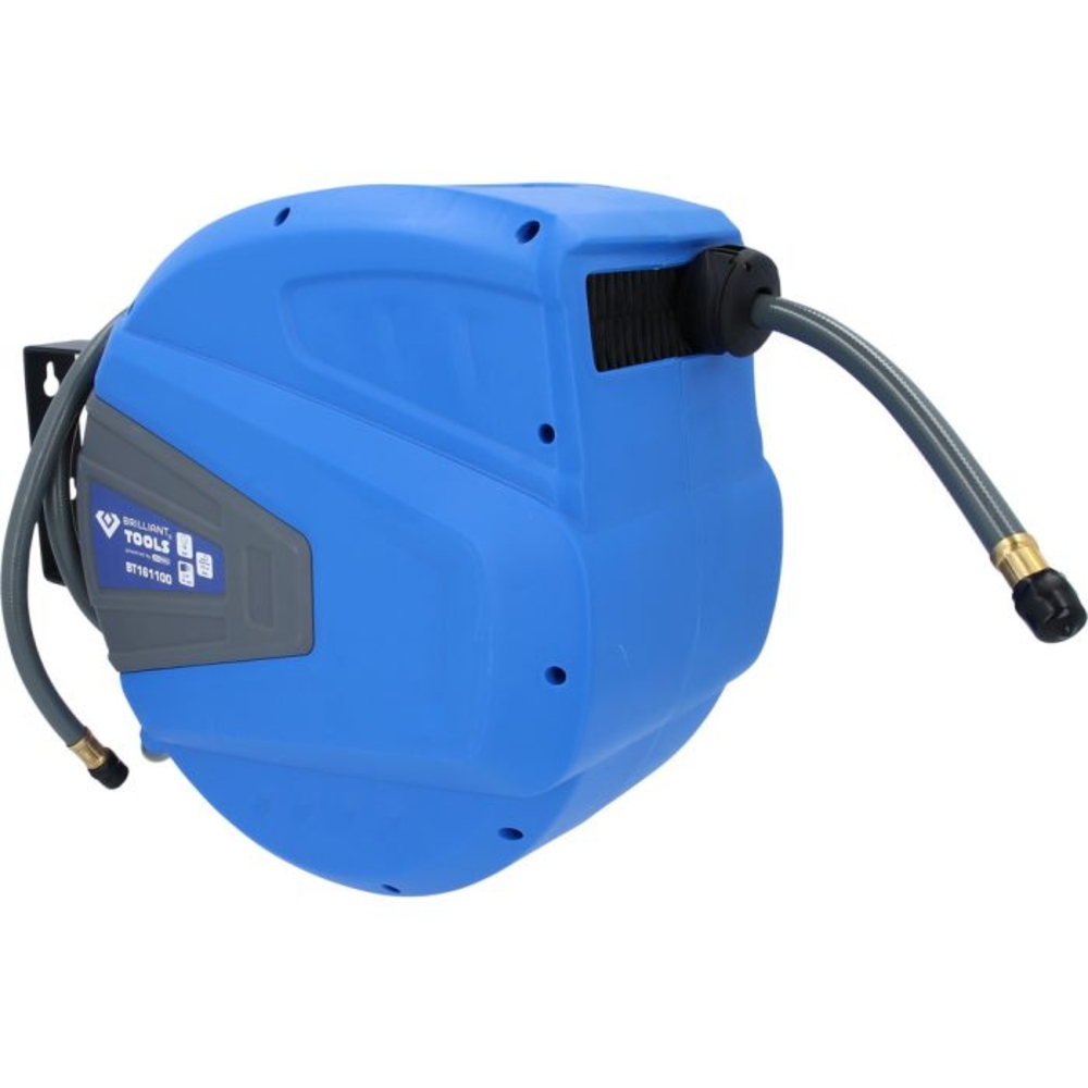 Enrouleur air et eau mural D10mm 15m BRILLIANT TOOLS - KS TOOLS - BT161100
